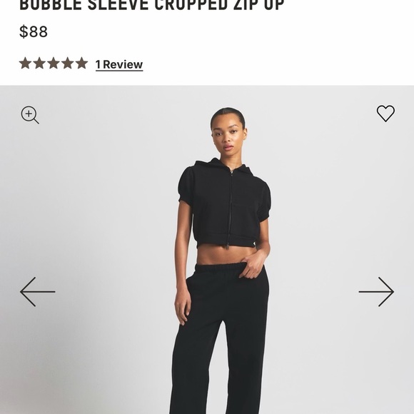 New SKIMS woman set bubble Short and hoodie - Picture 3 of 5